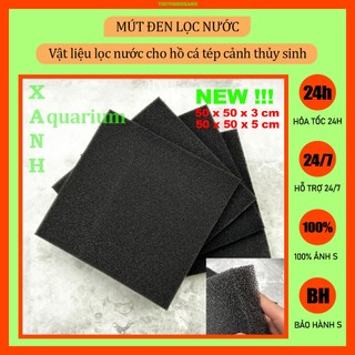 Mút đen lọc nước hồ cá