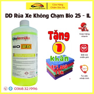 Dung dịch rửa xe không chạm, nước rửa xe ô tô, xe máy bio 25 - 1l