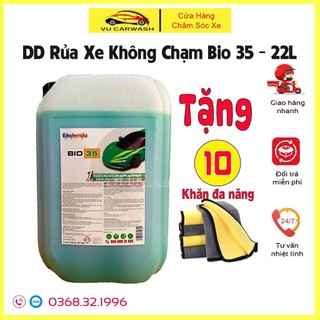 Dung Dịch Rửa Xe Không Chạm, Nước Rửa Xe Ô tô Xe Máy Ekokemika BiO 35, Can 22L