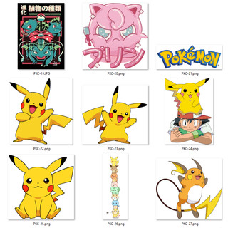 Hình ủi, hình ép nhiệt pokemon - pikachu nhiều mẫu, miếng ủi nhiệt quần áo có in theo yêu cầu 2