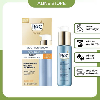 Kem dưỡng ngày roc multi correxion even tone + lift daily moisturizer spf30