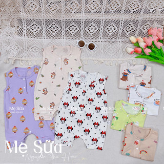 Body đùi sát nách cho bé trai, bé gái / Body đùi cotton siêu mát cho bé