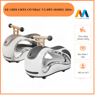 Xe chòi chân  4 bánh xe chống lật đèn LED có phát nhạc MODEL 2024+