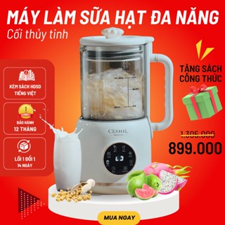 Máy làm sữa hạt đa năng Ceool NP79 800ml  Đa năng Phiên bản nâng cấp Cối thuỷ tinh Bảo hành 12 tháng
