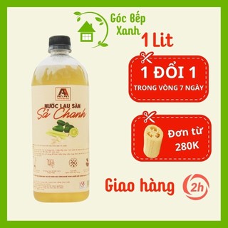 Nước lau sàn hữu cơ An An quế, sả chanh ☘ Dung tích 1 Lít, chiết xuất bồ hòn thiên nhiên