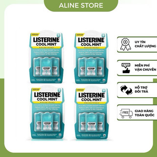 Miếng Ngậm Thơm Miệng Listerine Pocketpaks – Loại 3 vỉ X 24 Miếng