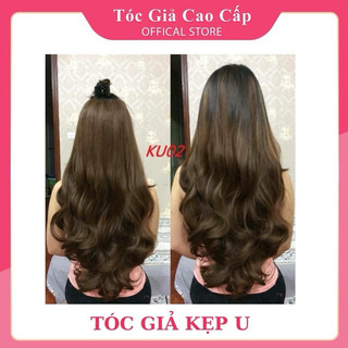 Tóc kẹp chữ u 3/4 đầu❤️💕freeship- hình thật-U 02