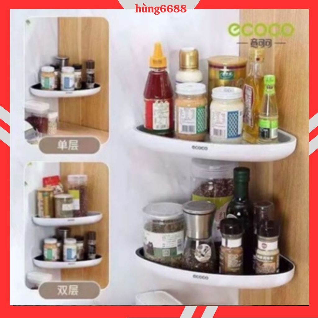 KỆ GÓC, ECOCO KEM MIẾNG DÁN GÓC M93