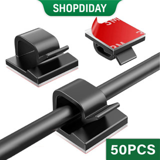 Bộ 50 Kẹp Giữ Dây Điện Dây Cáp Tự Dính, Nẹp Cố Định Dây Điện Quản Lý Dây Cáp Gọn Gàng D05B