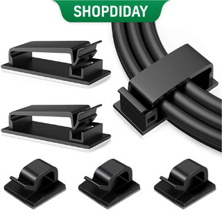 Nẹp dây điện dán tường cố định dây điện dây cáp kẹp dây điện tự dính size lớn đi dây gọn gàng d06