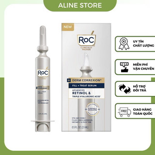 Serum giảm nếp nhăn RoC Derm Correxion Fill + Treat Serum Advanced Retinol & Triple Hyaluronic Acid