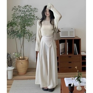 Set Đồ Nữ Áo 2 Dây Mix Khoác Lưới Tinh Tế Kèm Quần Ống Rộng Dạo Phố, Đi Biển, Đi Chơi A09