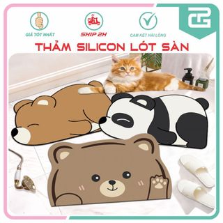 Thảm lau chân in hình 3D, Thảm chùi chân siêu thấm nước , kích thước 40*60cm được chọn mẫu.