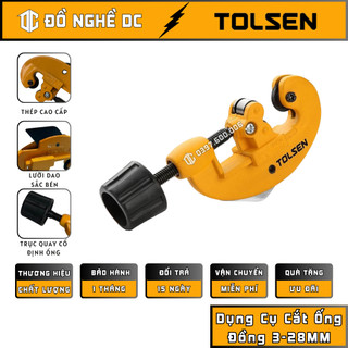 Dụng cụ cắt ống đồng 3-28mm 33004 tolsen thép cao cấp chuyên dùng để cắt ống đồng, nhôm,...