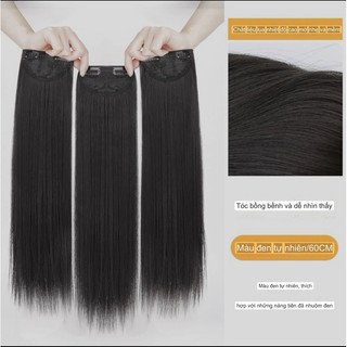Kẹp phím thẳng tóc giả nữ 60cm
