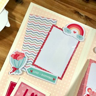 Hiệu ứng scrapbook, hiệu ứng trang trí scrapbook đã được làm sẵn, sticker màu sắc