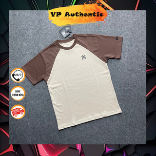 [ Chính Hãng ] Áo Thun New Era Chính Hãng Mẫu NY Tay Nâu ( VP Authentic )