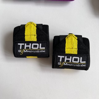 Dây Quấn Cổ Tay THOL - BBT (1 cặp), Hỗ Trợ Tập Luyện, Bảo Vệ Khớp Cổ Tay, Rất êm ái Và Chắc Chắn