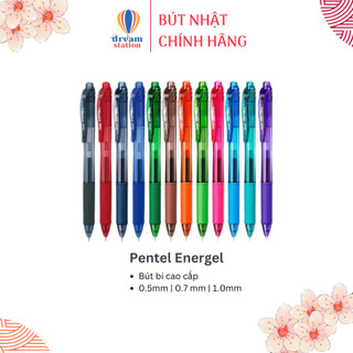  Bút Bi Nước Nhật Bản Pentel Energel Mực Ra đều, Viết Trơn, Mượt, Không Bị Lem