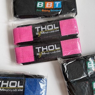 Dây Kéo Lưng Lifting Straps THOL BBT, Hỗ Trợ Tập Luyện