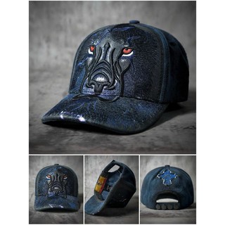 Nón lưỡi trai, snapback bluewolf chính hãng vải jean, da lộn phối da cao cấp, chuẩn xịn
