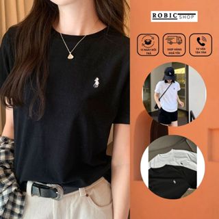 Áo Phông Nam Rap Lau Dừn Thêu Ngựa Siêu Nét - Áo Thun Nam Nữ Rap Lau Ren Thêu Logo Siêu Đẹp-ROBIG