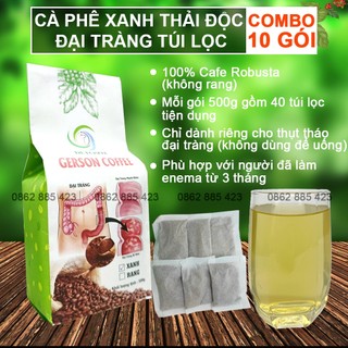 Cà phê xanh thải độc đạo tràng , cafe thải độc đại tràng coffee enema gerson coffee