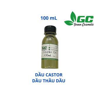 [HCM] Dầu thầu dầu - Castor oil - Dầu dưỡng da, môi - nguyên liệu cho son - Greencosmetic 50mL/100mL