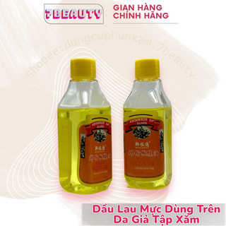 Dầu lau mực học trên da giả phun xăm thẩm mỹ 100ml