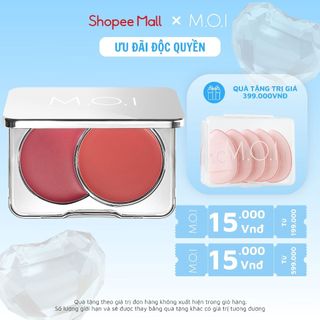 Má hồng kem 2 màu MOI Dual Cream Blusher 8 gram