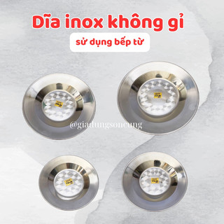 dĩa inox chẹt 16cm tới 28cm Freeship hoả tốc