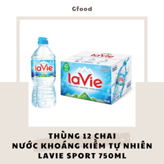   THÙNG 12 CHAI  LaVie Sport Nước Khoáng Kiềm Tự Nhiên 750ml 