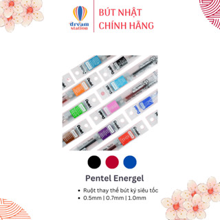 Ruột Bút Nhật Bản Pentel Energel LRN5 LR7 LR10 I 0.8mm I Thay Thế Cho Các Dòng Bút Energel