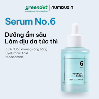 Tinh chất cấp ẩm sâu phục hồi da Numbuzin No.6 Deep Sleep Mask Serum 50ml