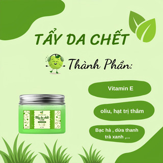 [Siêu Phẩm] Tẩy Da Chết Thảo Mộc Xanh 100g