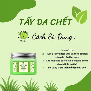 [Siêu Phẩm] Tẩy Da Chết Thảo Mộc Xanh 100g
