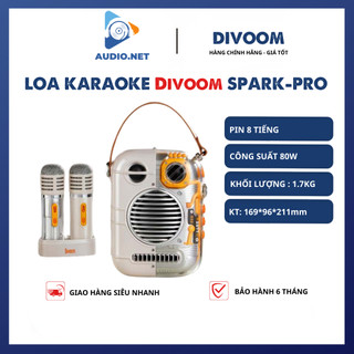 Loa karaoke divoom spark-pro công suất 80w chính hãng - bảo hành 6 tháng.