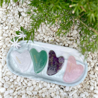 /TẶNG OIL/ Đá Massage Guasha Thạch Anh Nam Phi cao cấp, tuổi đá cao, đạt Kiểm Định - Nâng Cơ - Thon Gọn