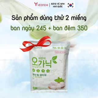 Gói sản phẩm băng vệ sinh dùng thử Yeonchi Organic