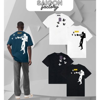 Áo thun Lou.ís Vuitton Must Note - Áo phông LV nam nữ Form rộng Tay lỡ Unisex Cotton Cao Cấp