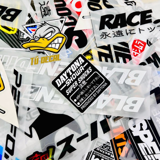 Tem logo sticker daytona dán trang trí xe, nhãn dán bền màu chống thấm nước tốt