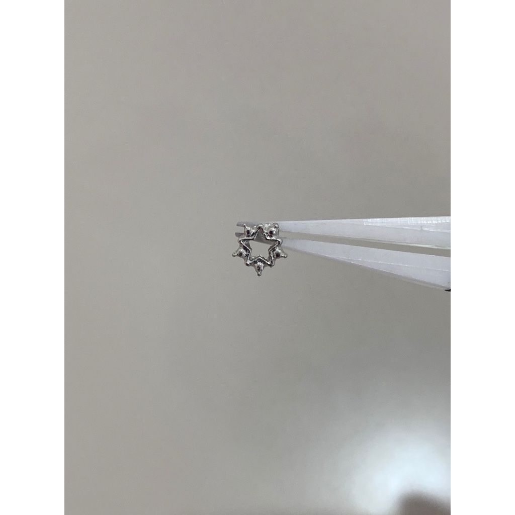 (S925) Khuyên tai bạc Blink Star