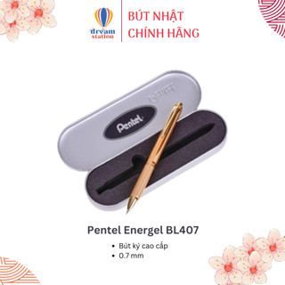  Bút Ký Nhật Bản Cao Cấp Pentel BL407I 0.7mmI Mực xanhI Nét Viết Trơn Mượt I Quà Tặng Cho Giáo Viên, Đối Tác