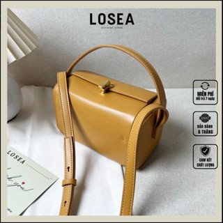 túi xách nữ đeo vai đeo chéo dáng hộp vuông form cứng LOSEA JUDI