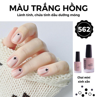 Sơn móng tay màu trắng hồng - Mã 562