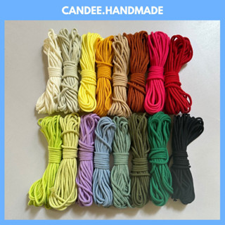 Bó 10 mét dây dệt macrame, sợi dệt 3mm làm dây đeo điện thoại