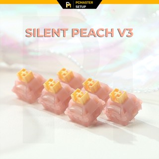 Switch Outemu Peach v3 Silent 5pin có tản led thay thế cho bàn phím cơ - CÓ VOUCHER VIDEO