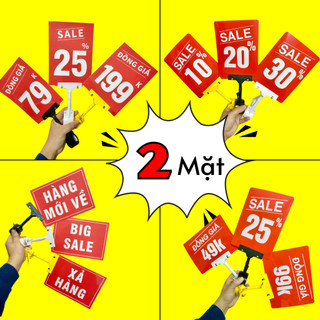 Bảng sale giảm giá in 2 mặt, biển sale giảm giá