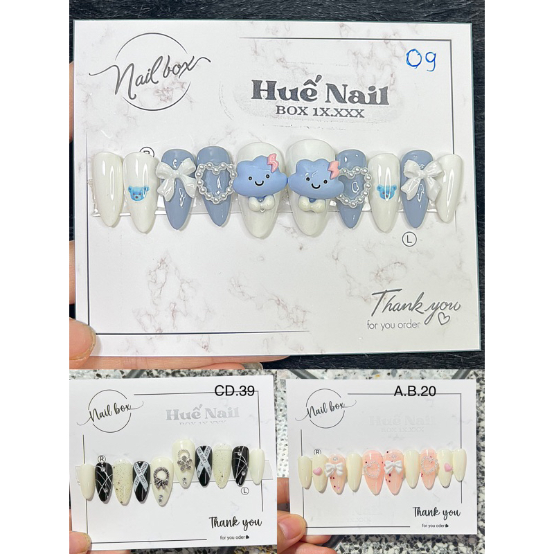 NAILBOX thiết kế .móng giả .sơn gel .đầy đủ mẫu sang chảnh, bánh bèo,chamr đá.  hoạt hình .thú cute. | BigBuy360 - bigbuy360.vn