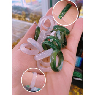 Nhẫn đá Thuỷ Tảo đeo thuật phong thuỷ